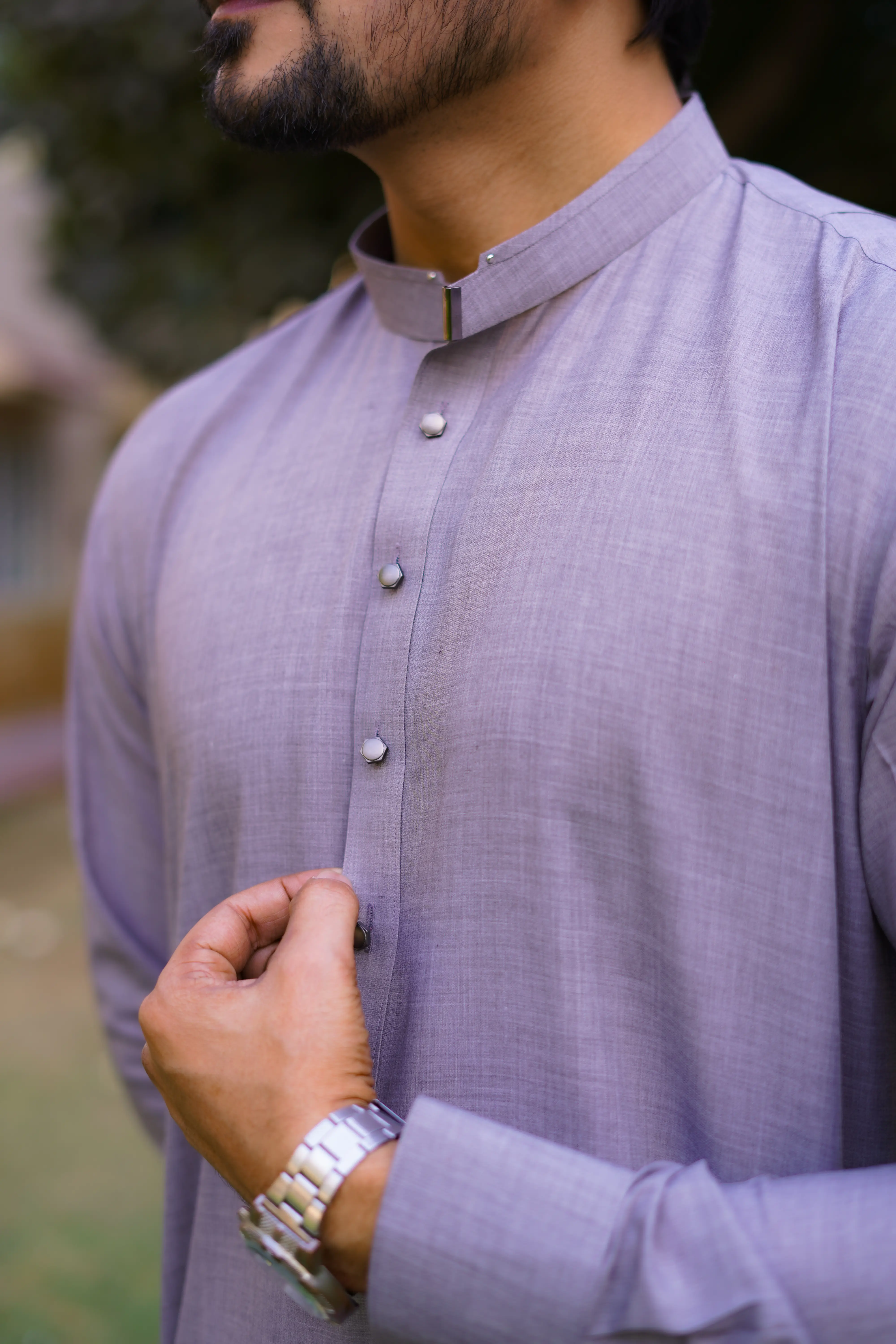 Smoke Grey Blended Ultra Light Weight Wash n Wear